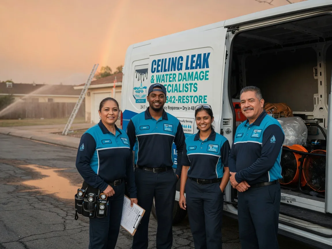 Ceiling Leak Cleanup company in Wellington, IL