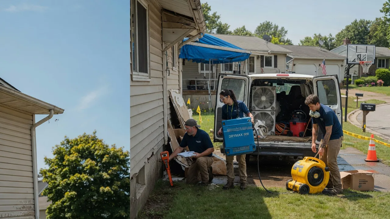 Ceiling Leak Cleanup in Wellington, IL near me