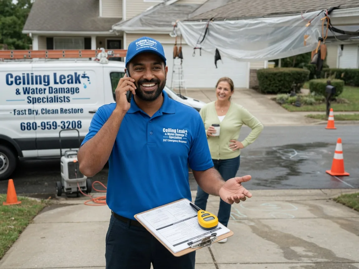 Ceiling Leak Cleanup Wellington, IL FAQs